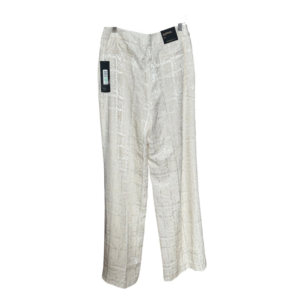 Size 8 - Donna Karan Women's Wide Leg Pants Off White MSRP $129