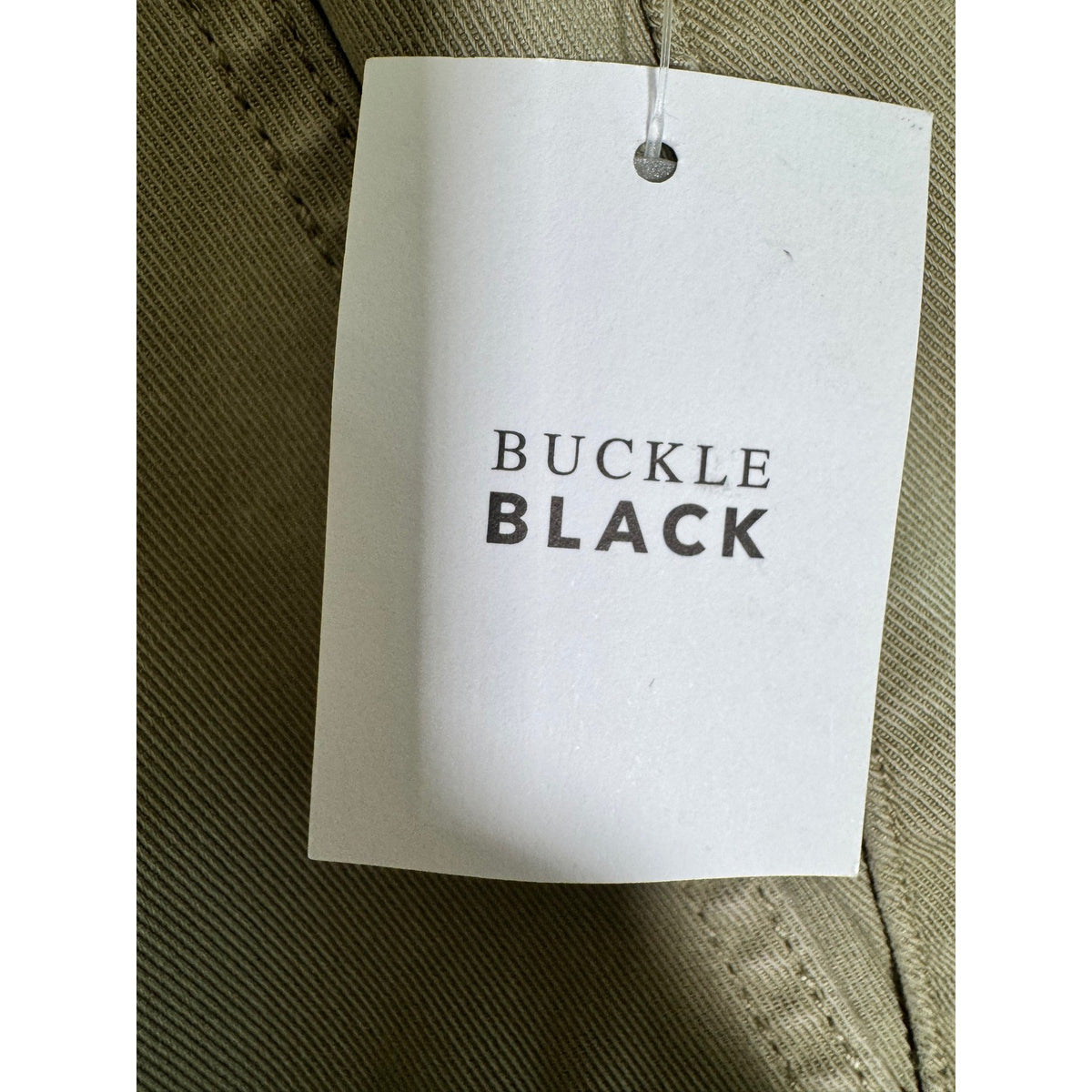 Buckle Black Women Pull-On Jogger Pale Olive Cargo Utility Pants V29108 Size M
