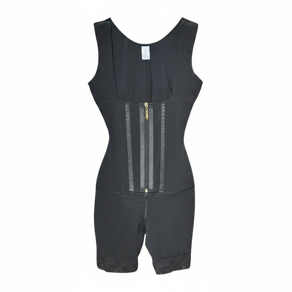 Luxseren MSRP$139 Full Body Shapewear Compression Bodysuit Waist Trainer Black