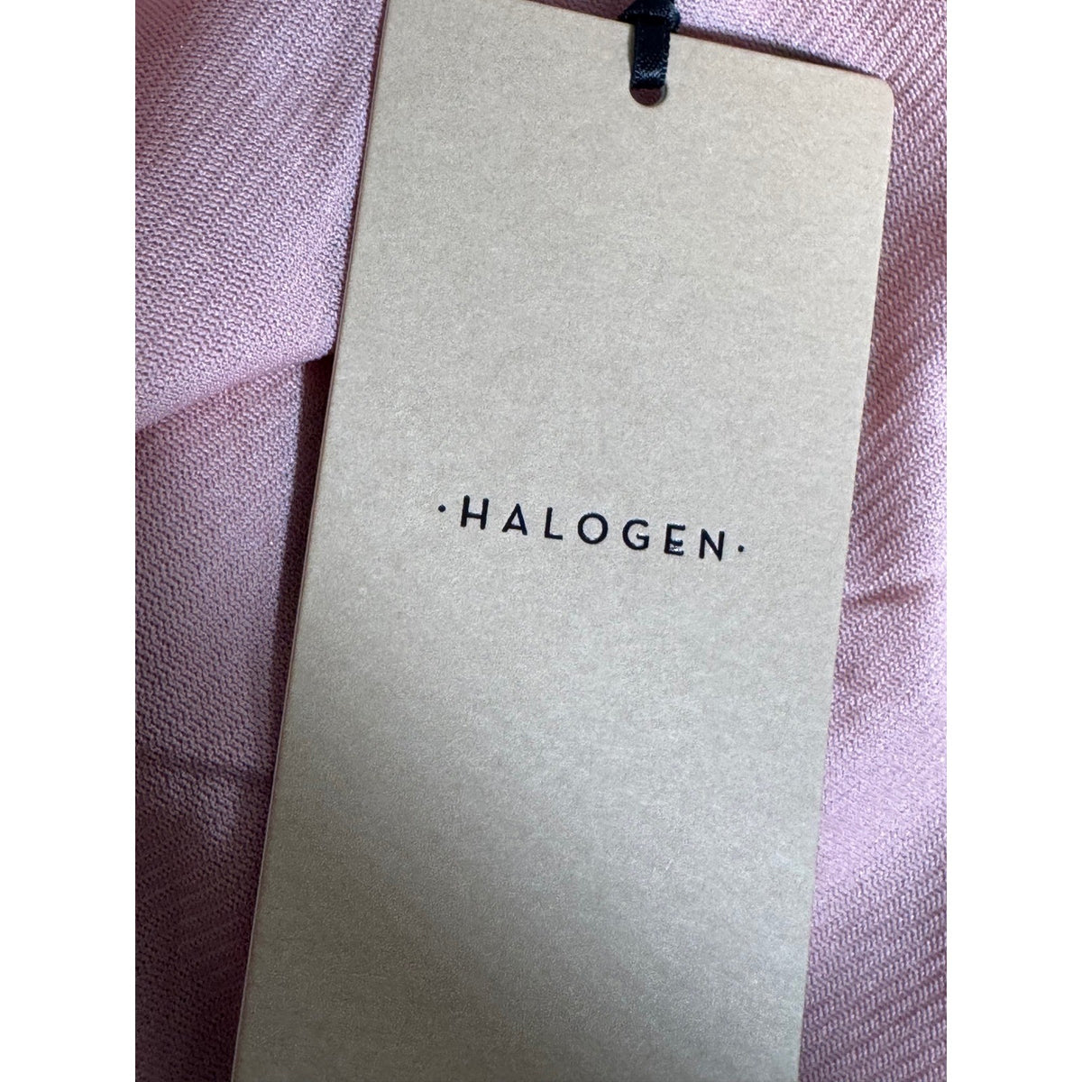 Halogen Womens Rose Pink Cowl Neck Ruched Long Sleeve Top Size M NEW