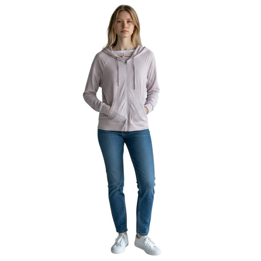 Calvin Klein Performance Womens XXL Full Zip Hoodie Mauve Pink PF8J4579 NWT