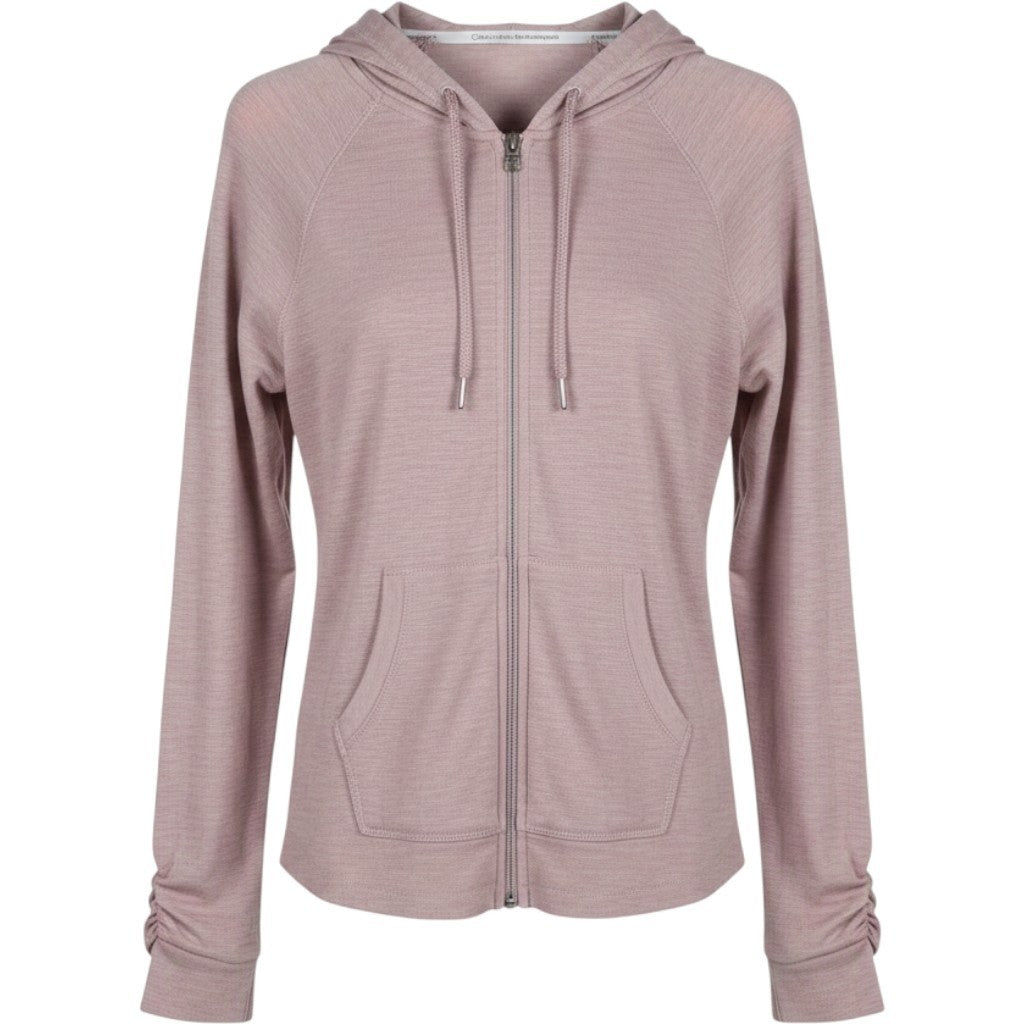 Calvin Klein Performance Womens XXL Full Zip Hoodie Mauve Pink PF8J4579 NWT