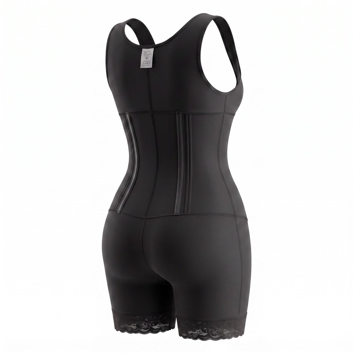 Luxseren MSRP$139 Full Body Shapewear Compression Bodysuit Waist Trainer Black S