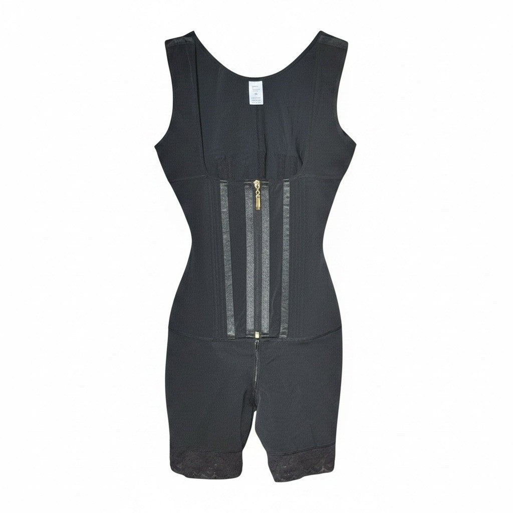 Luxseren MSRP$139 Full Body Shapewear Compression Bodysuit Waist Trainer Black S