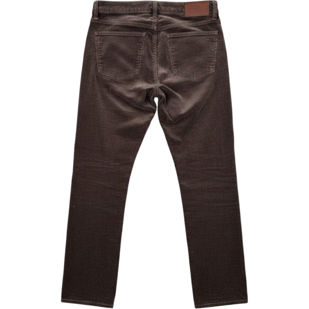 Lauren Ralph Lauren Brown Corduroy Straight Leg Pants High Rise NWT Size 4