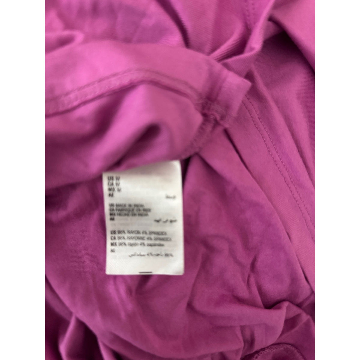 INC International Concepts One Shoulder Braided Strap Ruched Top Dutch Pink M
