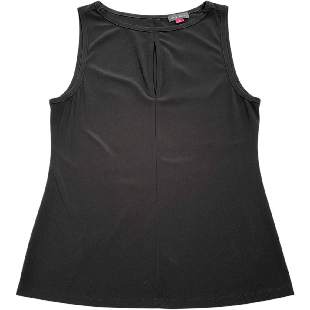 Vince Camuto Womens V-Neck Sleeveless Tank Top Rich Black 91624B088 Size M
