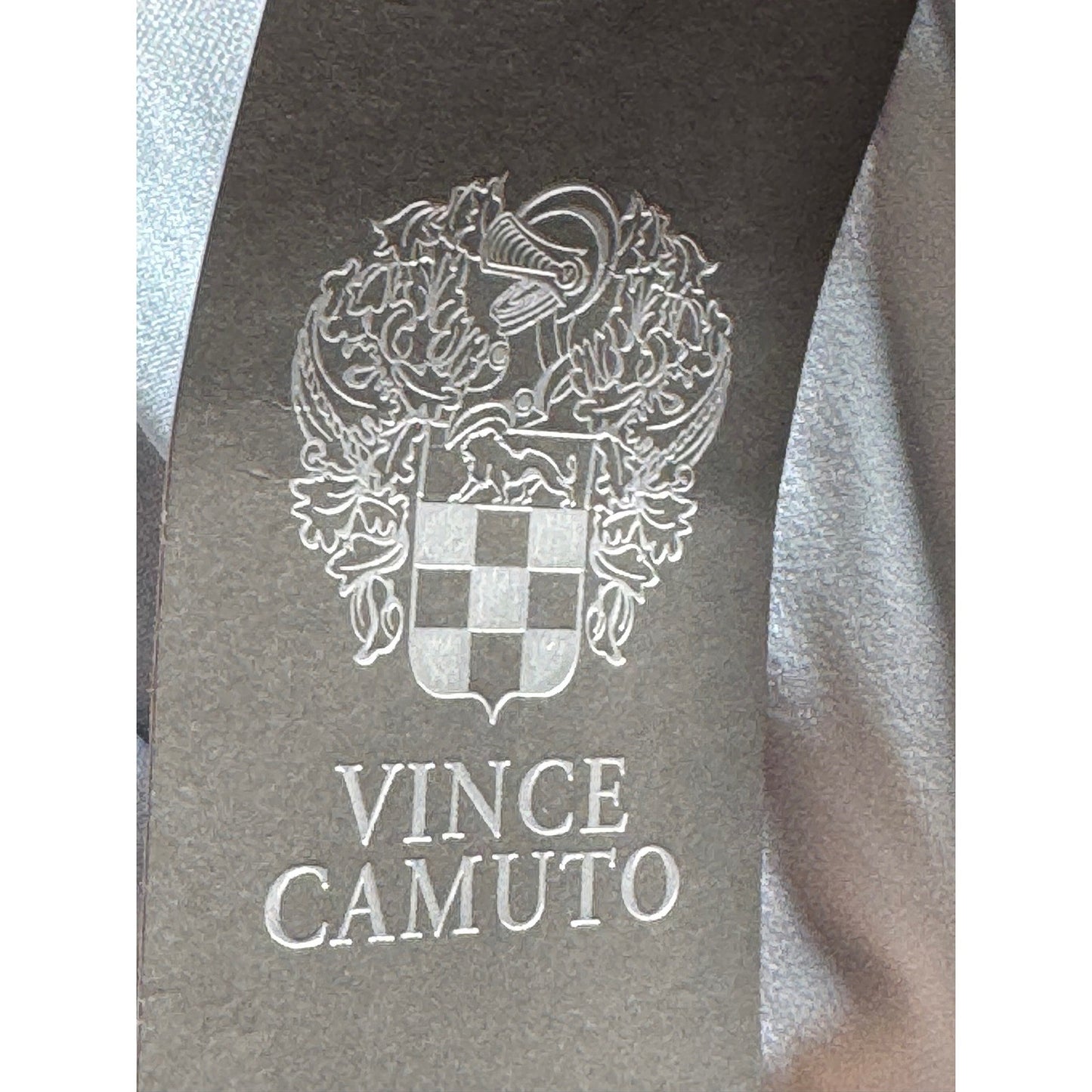 Vince Camuto Windswept Wonder Sleeveless Draped Wrap Top Frozen Blue Large NWT L