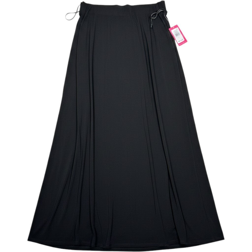 Vince Camuto Windswept Wonder Black Maxi Skirt Elastic Waist 91224634 L