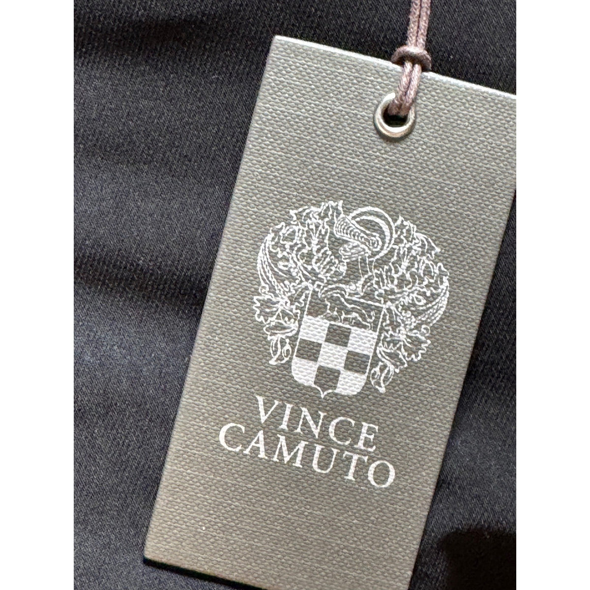 Vince Camuto Womens Rich Black Short Sleeve High Low Blouse XS 91624B083 XS