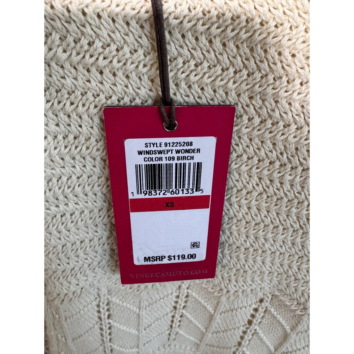 Vince Camuto Cream Cotton Crochet Maxi Dress Windswept Wonder 91225208 XS