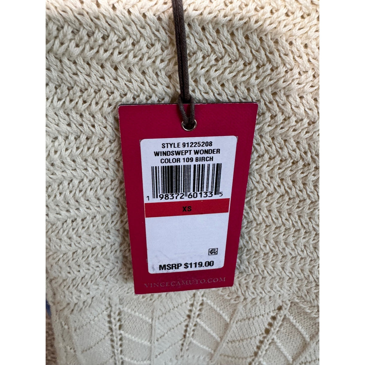 Vince Camuto Cream Cotton Crochet Maxi Dress Windswept Wonder 91225208 XS