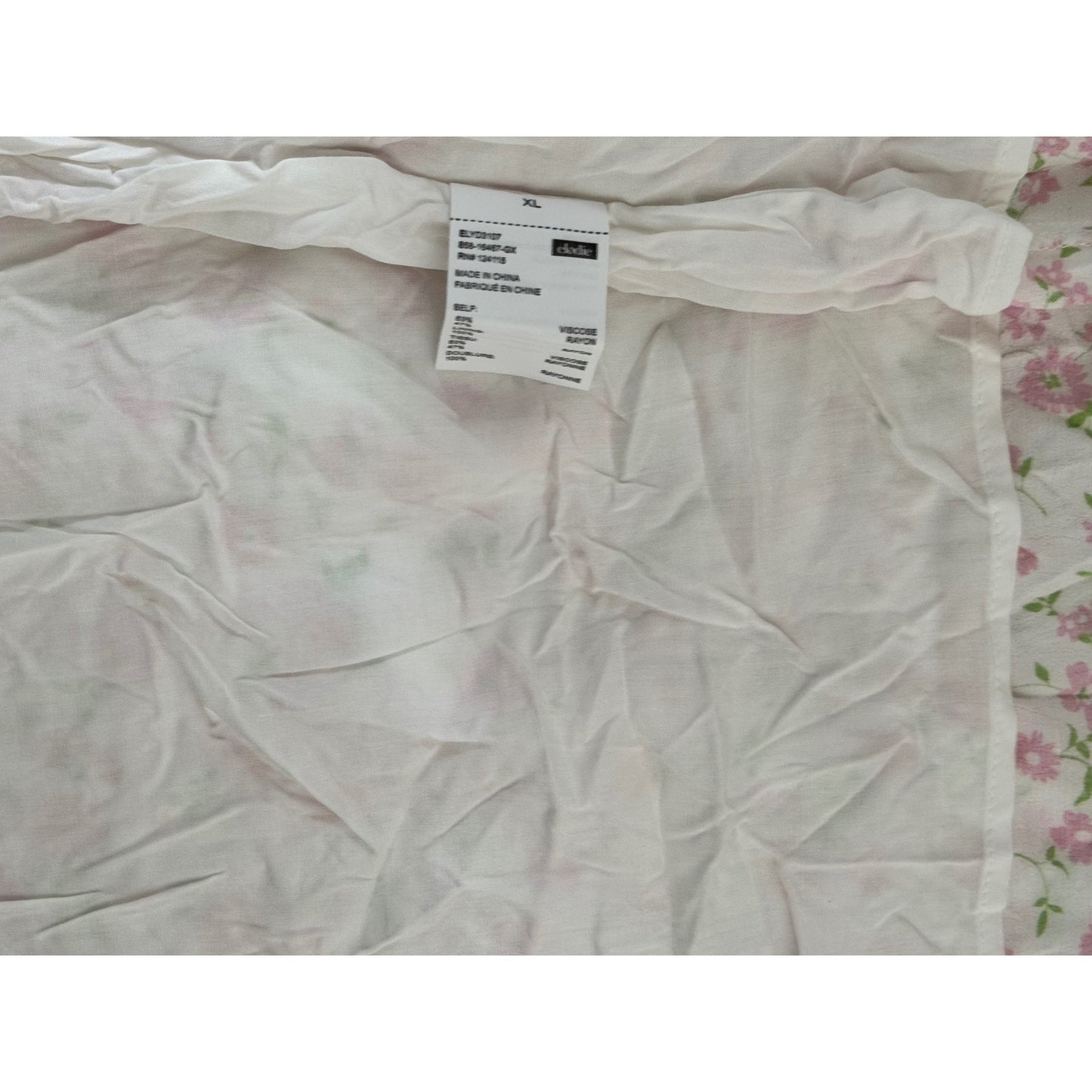 Elodie Women Pink Floral Smocked Back Mini Dress Adjustable Straps L ELYD3107