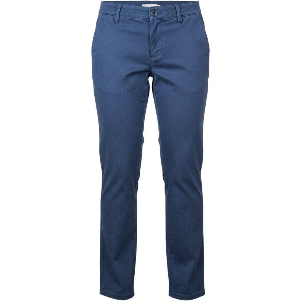 Boom Boom Jeans Womens Navy Blue Chino Pants Slim Straight Stretch Size 5