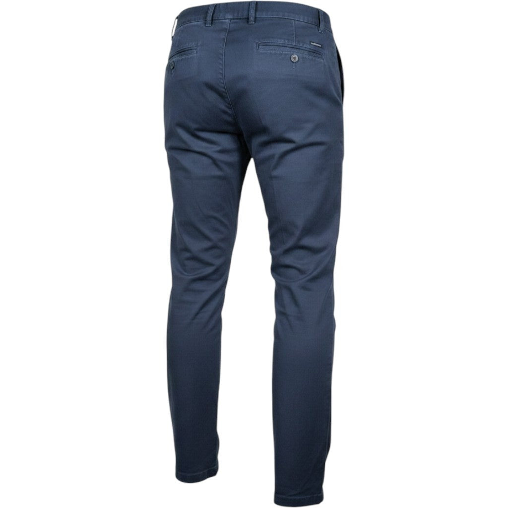 Boom Boom Jeans Womens Navy Blue Chino Pants Slim Straight Stretch Size 5