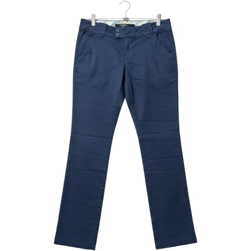 Boom Boom Jeans Womens Navy Blue Chino Pants Slim Straight Stretch Size 5