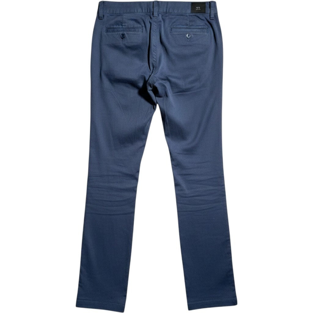 Boom Boom Jeans Womens Navy Blue Chino Pants Slim Straight Stretch Size 5