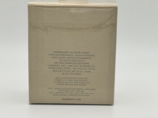 1.6 Oz - Burberry For Women Eu De Parfum