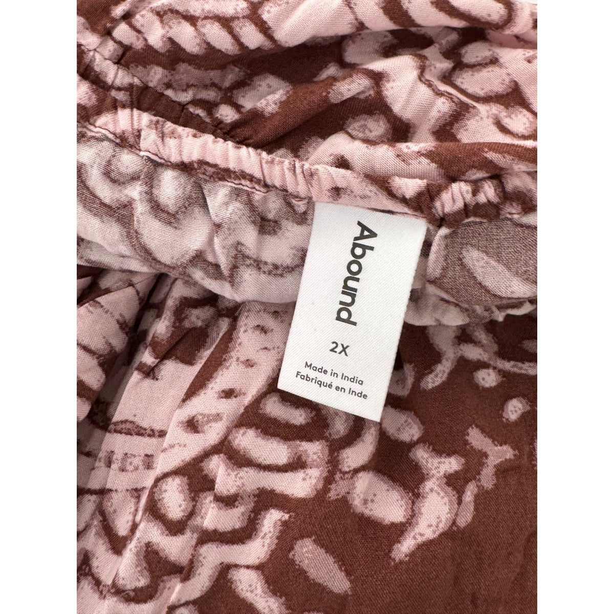 Abound Brown Folkstory Paisley Floral Mini Dress AB468087WN NWT
