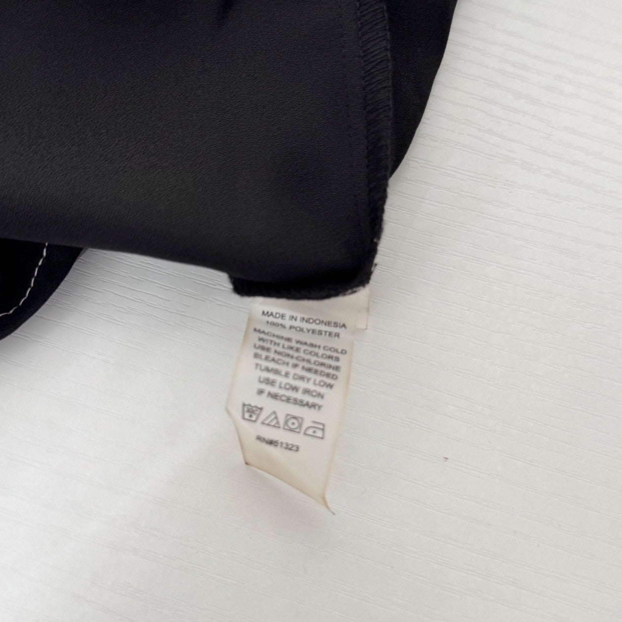 Vince Camuto Black Contrast Stitch Long Sleeve Button Down Utility Shirt XXS
