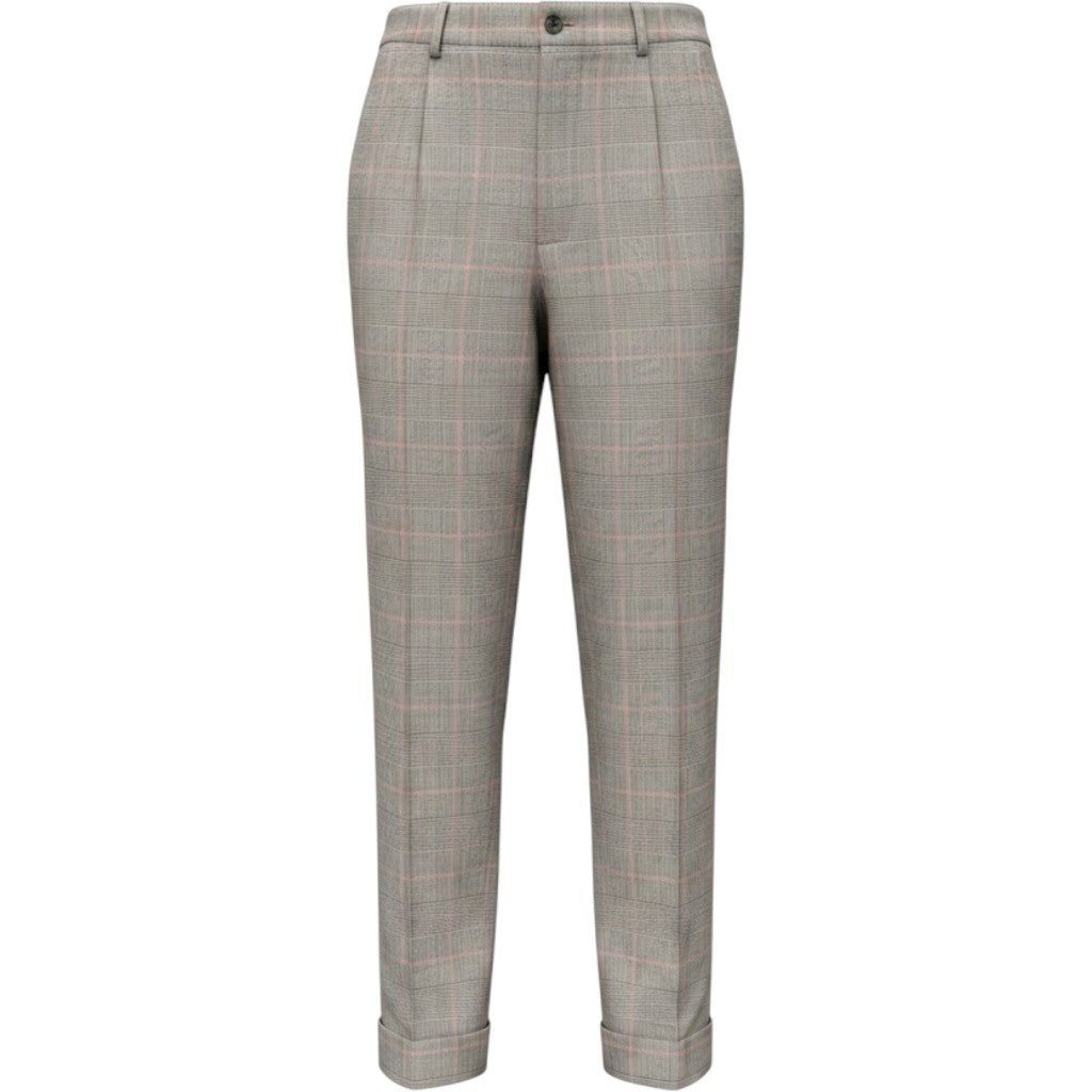 Lauren Ralph Lauren Plaid Wool Blend Pleated Tapered Pants 200940239001 Size 6