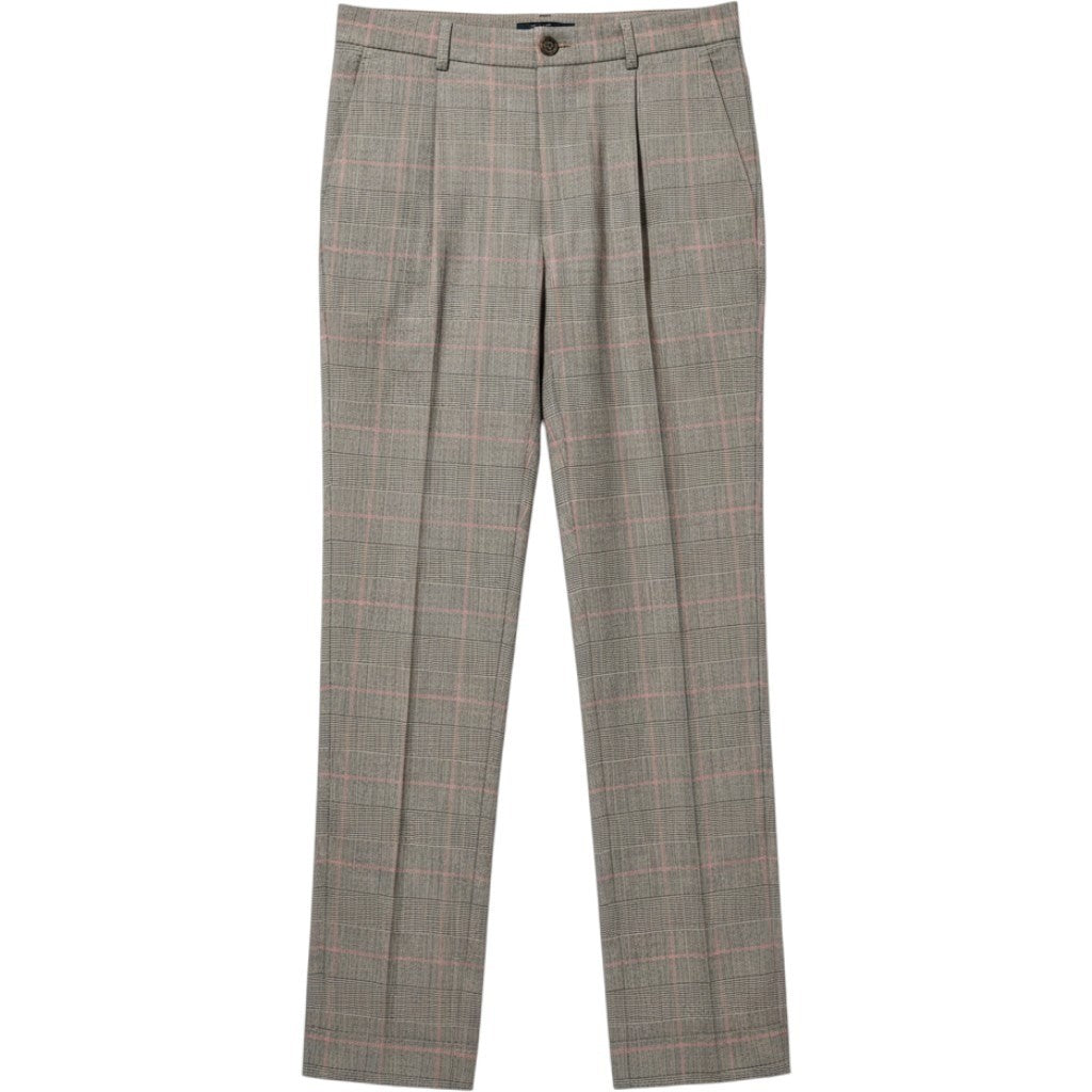 Lauren Ralph Lauren Plaid Wool Blend Pleated Tapered Pants 200940239001 Size 6