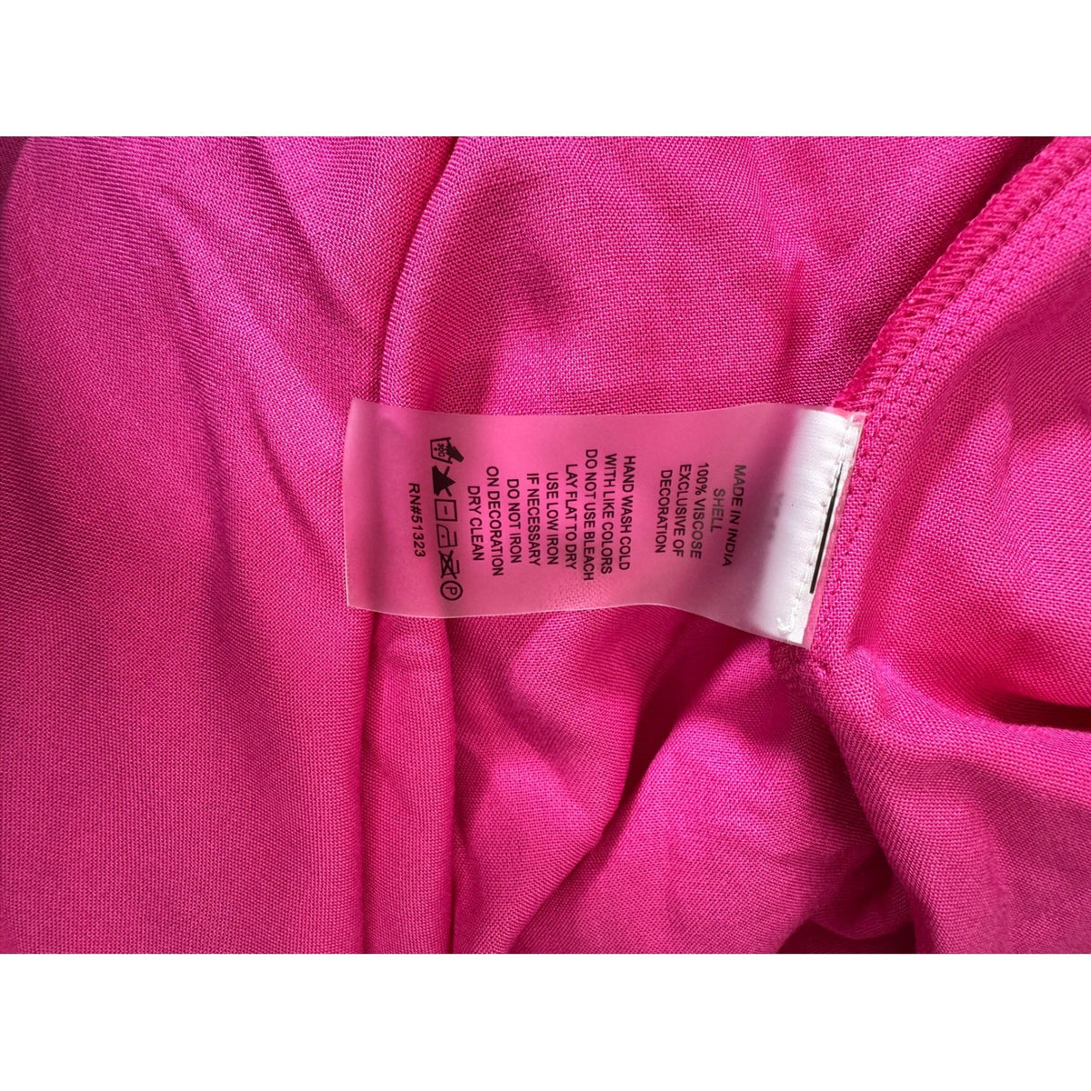 Vince Camuto Pink Halter V-Neck Maxi Dress with Wood Bead Detail XL