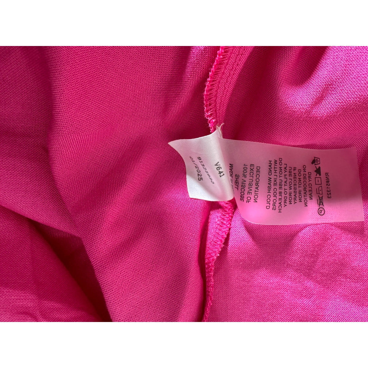 Vince Camuto Pink Halter V-Neck Maxi Dress with Wood Bead Detail XL