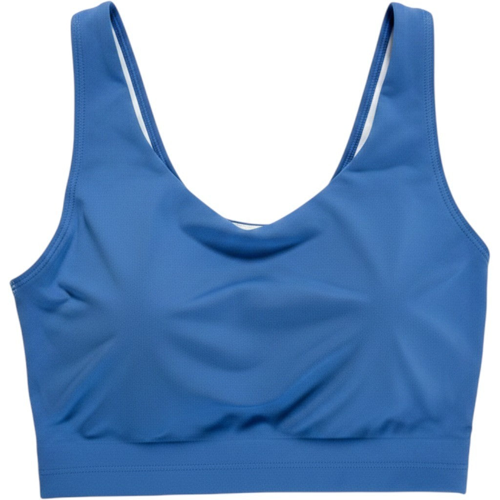 GB Active Blue Cropped Tank Top with Built-in Shelf Bra Size XS NWT
