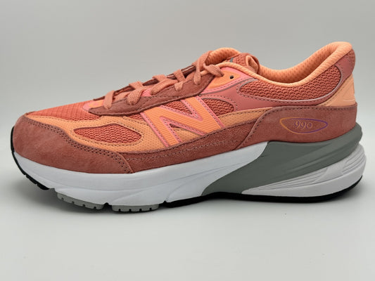 Size 7 - New Balance 990v6 Orange Purple