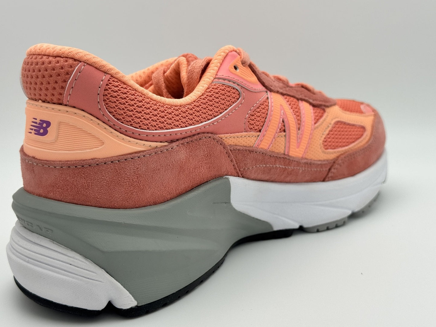 Size 7 - New Balance 990v6 Orange Purple
