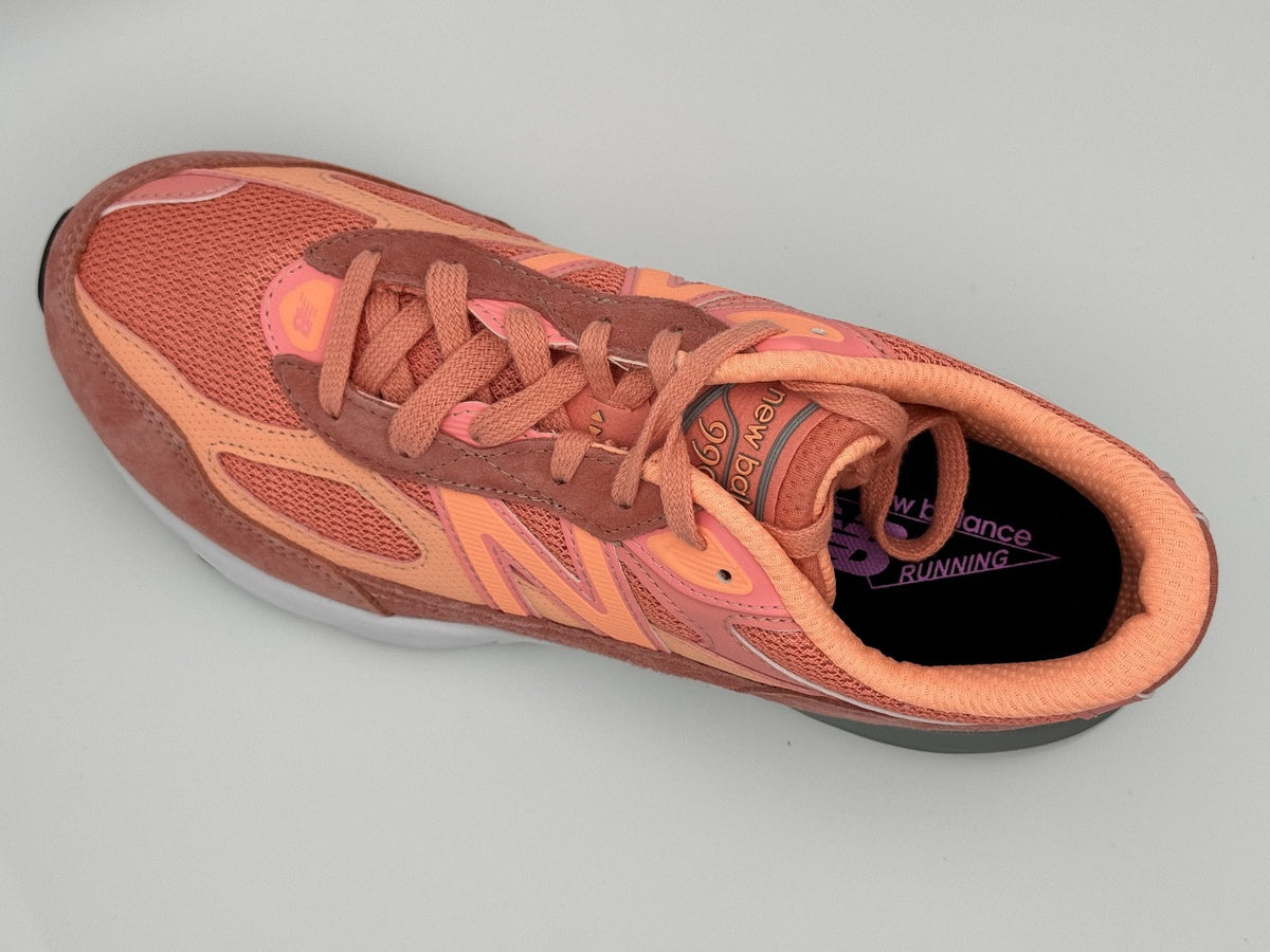 Size 7 - New Balance 990v6 Orange Purple