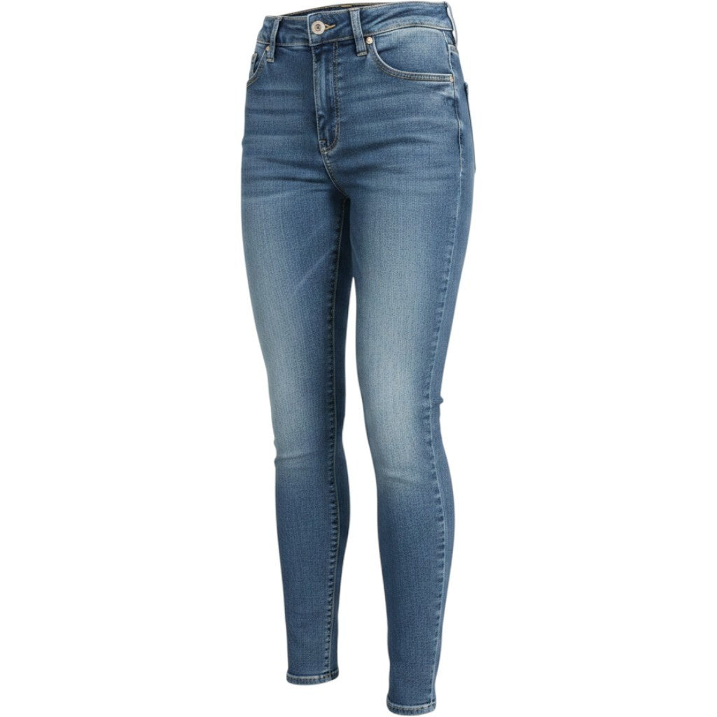 BBJ Los Angeles Love My Fit Skinny Jeans High Rise Ankle Medium Stonewash 1/25