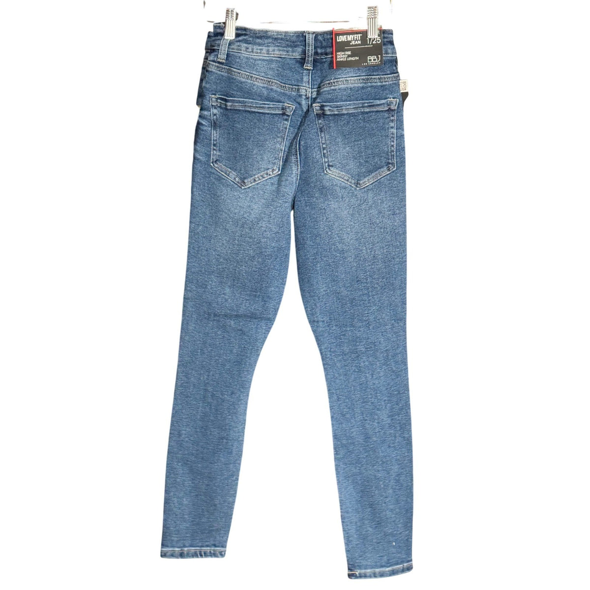 BBJ Los Angeles Love My Fit Skinny Jeans High Rise Ankle Medium Stonewash 1/25
