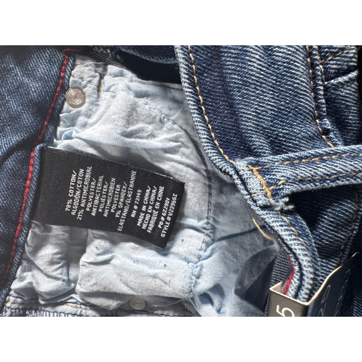 BBJ Los Angeles Love My Fit Skinny Jeans High Rise Ankle Medium Stonewash 1/25