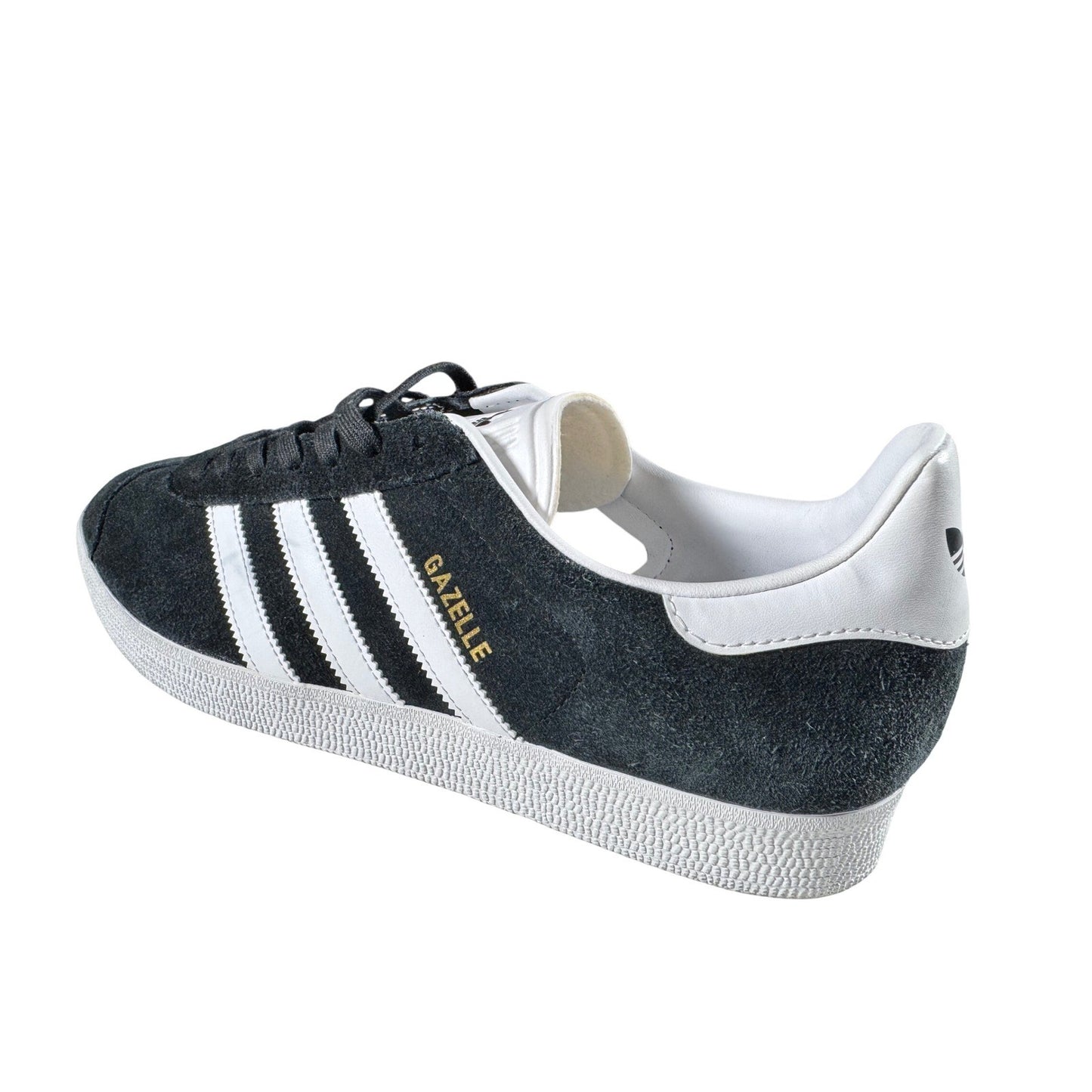 Adidas Originals Gazelle Mens Shoes Core Black White Gold BB5476 Size 9