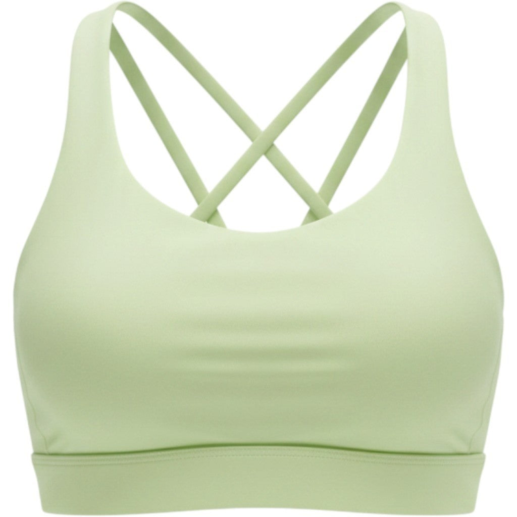 GB Athletic Wear Mint Green Strappy Crisscross Back Sports Bra Size S