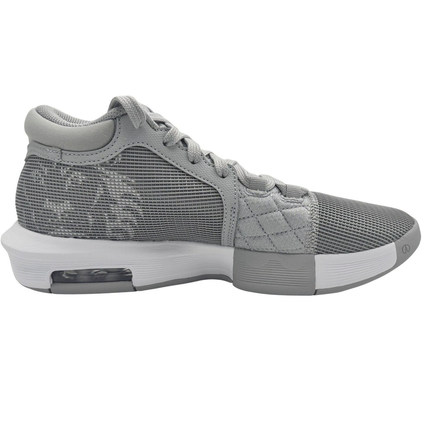 Size 6M/7.5W - Nike LeBron Witness 8 TB Unisex Athletic Sneakers Wolf Grey/White