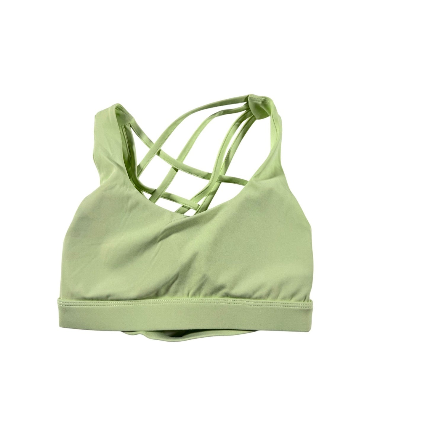 GB Athletic Wear Mint Green Strappy Crisscross Back Sports Bra Size S