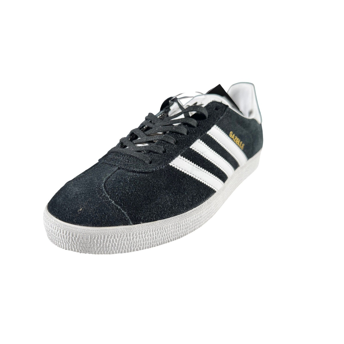 Adidas Originals Gazelle Mens Shoes Core Black White Gold BB5476 Size 9