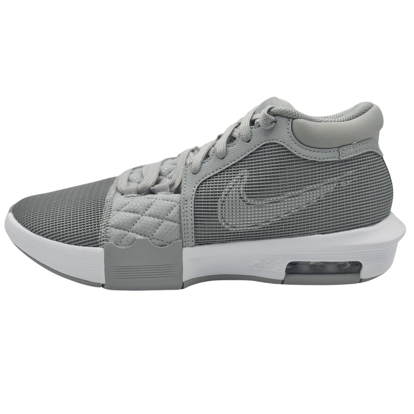 Size 6M/7.5W - Nike LeBron Witness 8 TB Unisex Athletic Sneakers Wolf Grey/White