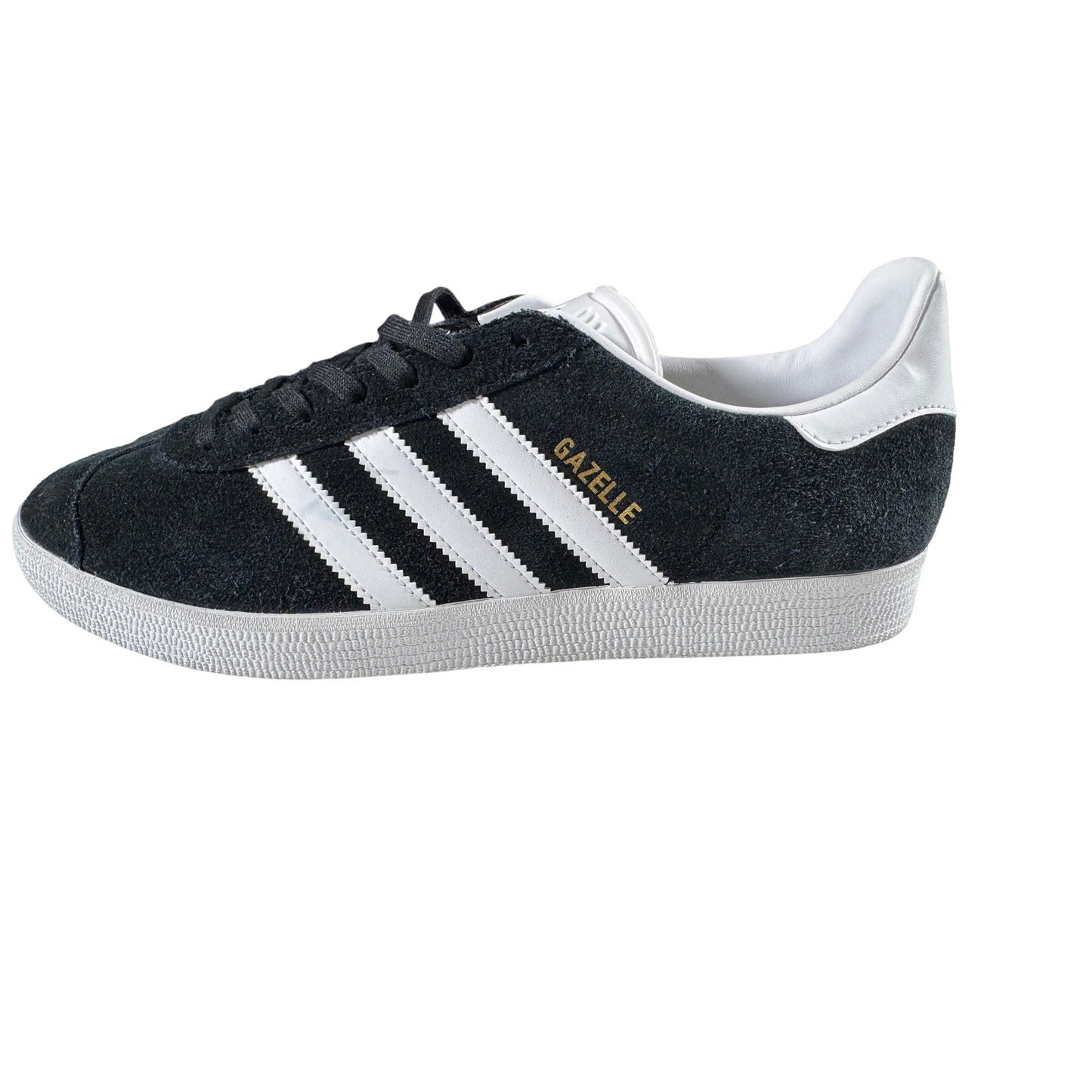 Adidas Originals Gazelle Mens Core Black White Suede Sneakers BB5476 Size 11