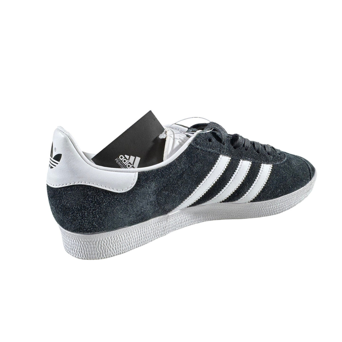 Adidas Originals Gazelle Mens Core Black White Suede Sneakers BB5476 Size 11