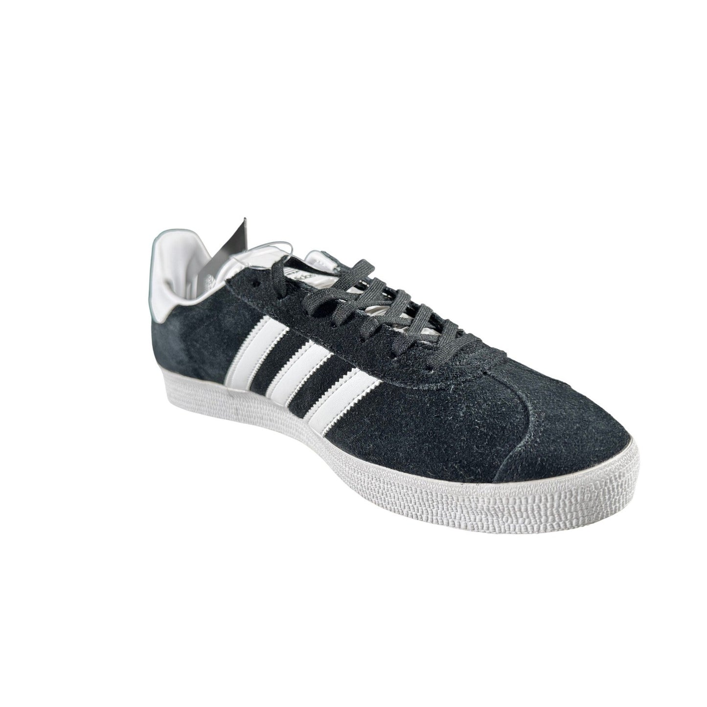 Adidas Originals Gazelle Mens Core Black White Suede Sneakers BB5476 Size 11
