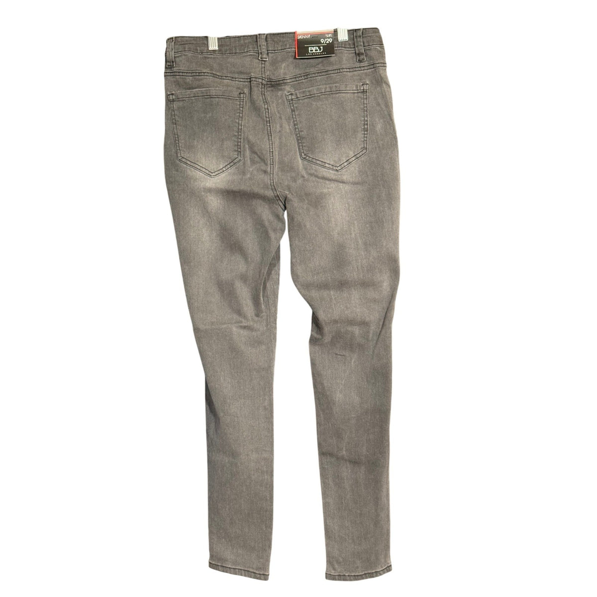 BBJ Los Angeles Womens Skinny Jeans Gray High Rise Multi Button Sailor V21581P