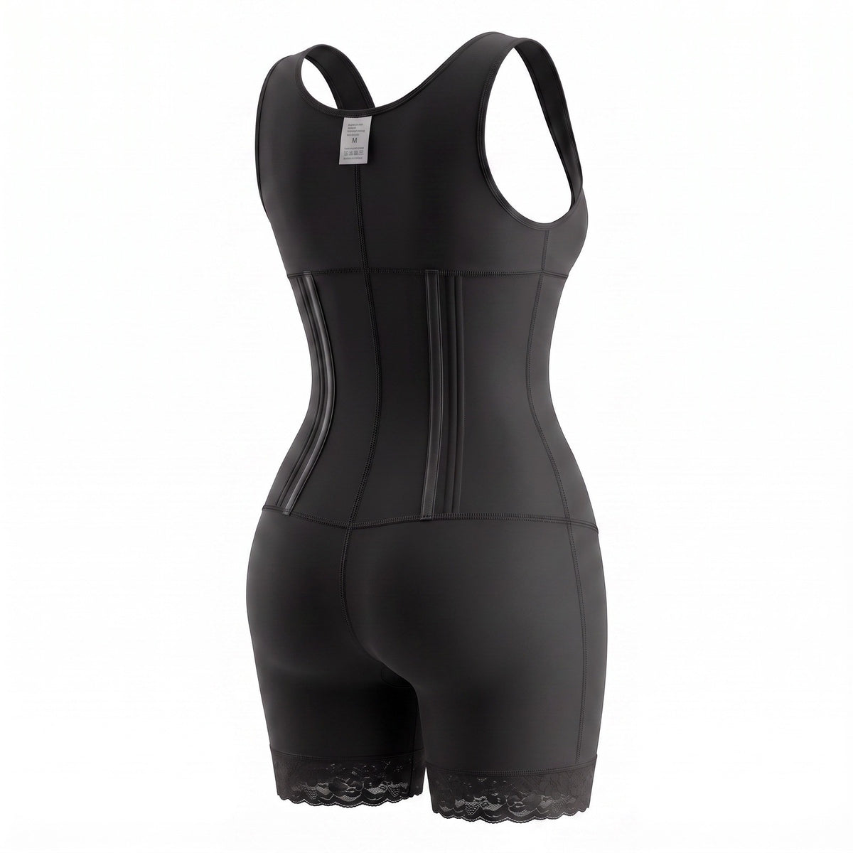 Luxseren MSRP$139 Full Body Shapewear Compression Bodysuit Waist Trainer Black S