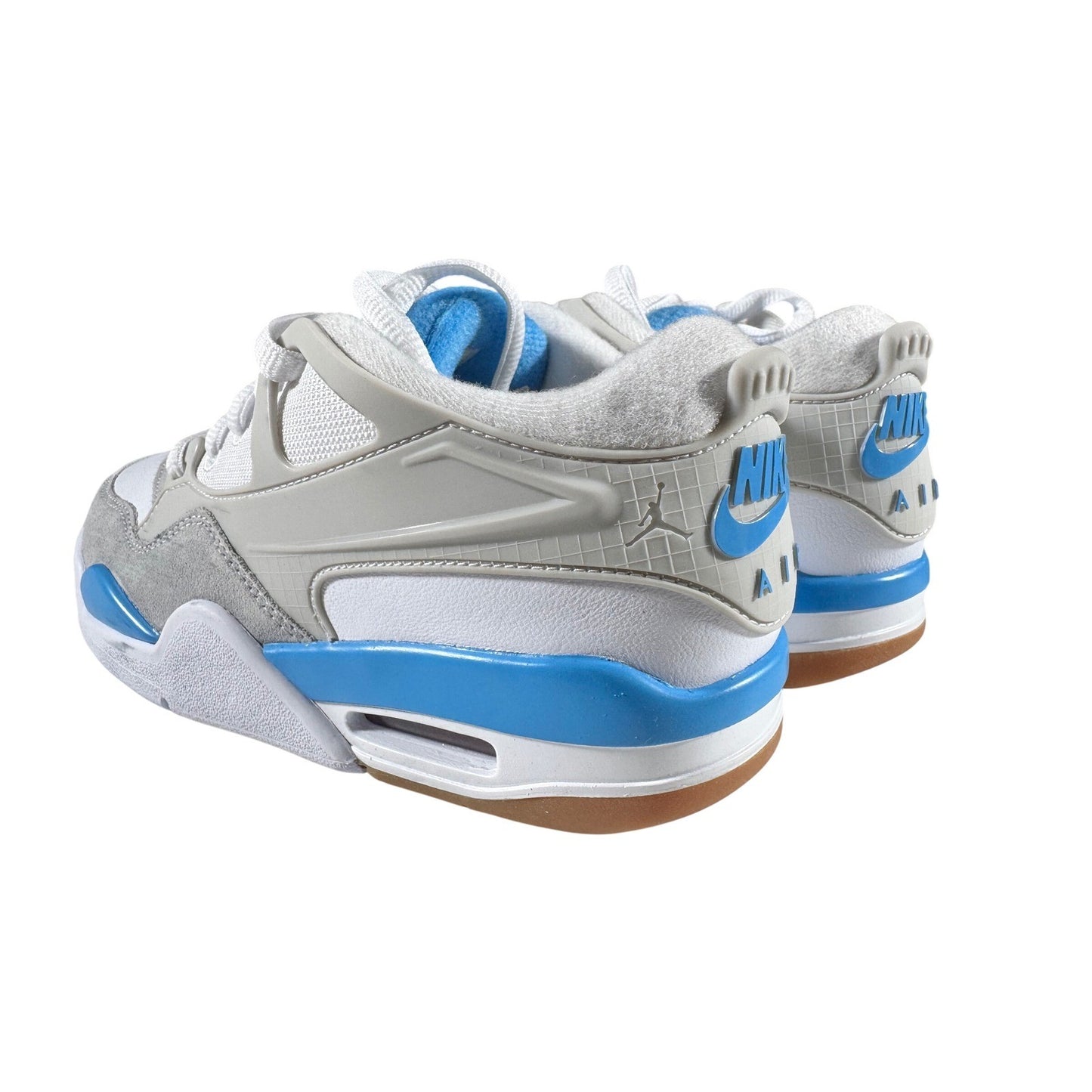 Air Jordan 4 RM GS White Neutral Grey Blue FQ7938-104 Boys Size 5Y