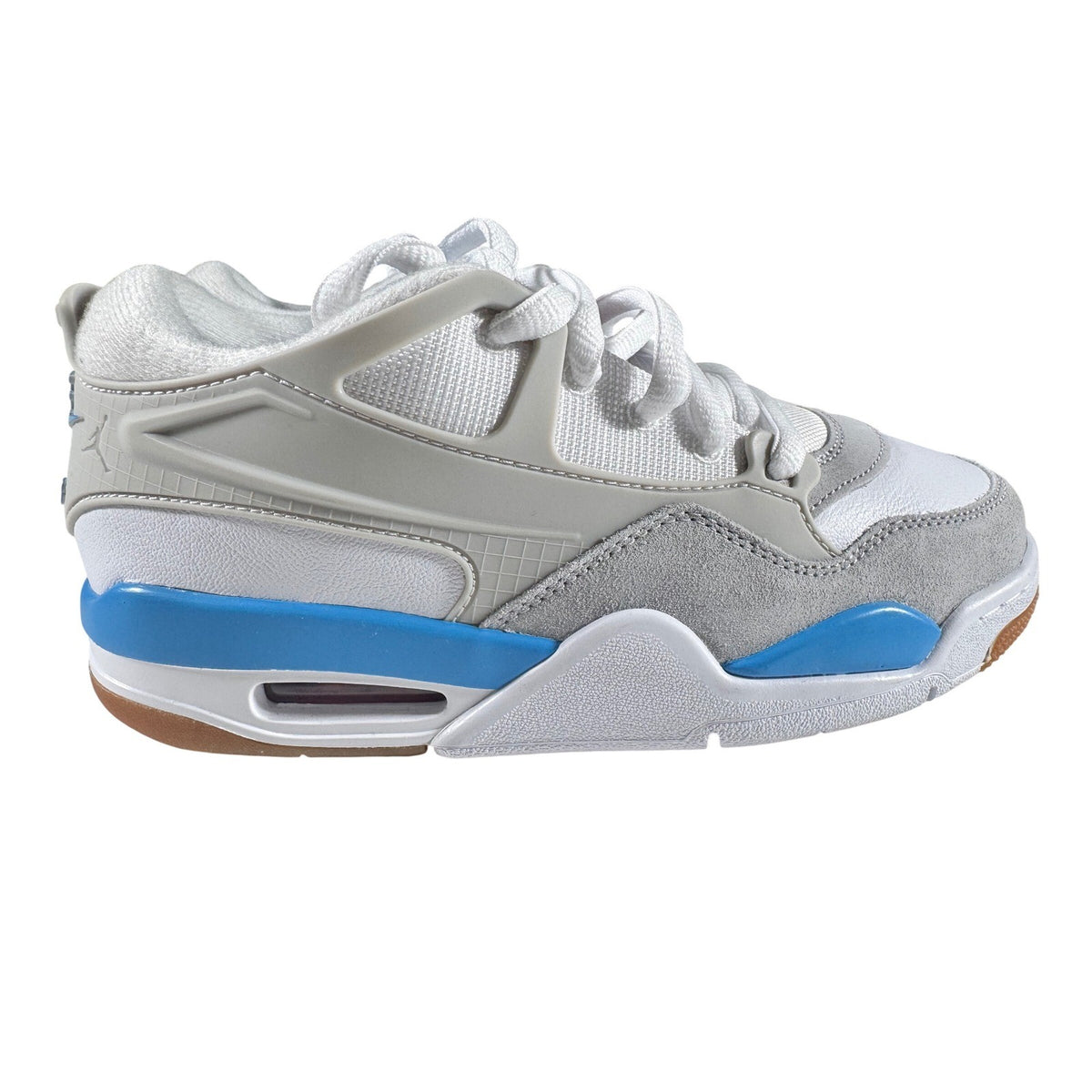 Air Jordan 4 RM GS White Neutral Grey Blue FQ7938-104 Boys Size 5Y