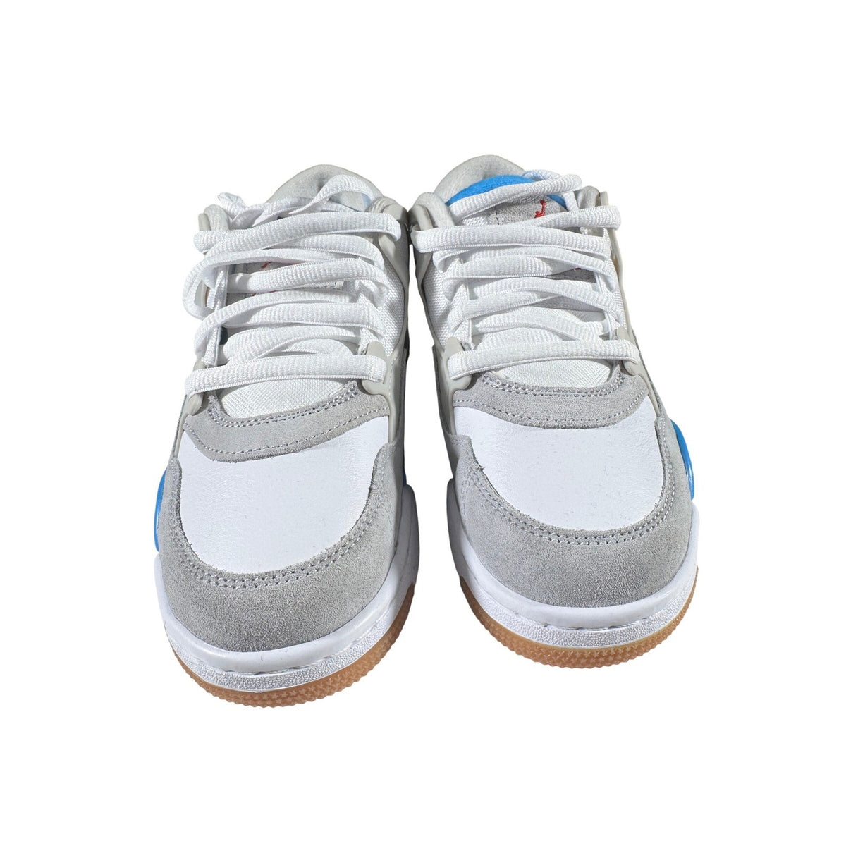 Air Jordan 4 RM GS White Neutral Grey Blue FQ7938-104 Boys Size 5Y
