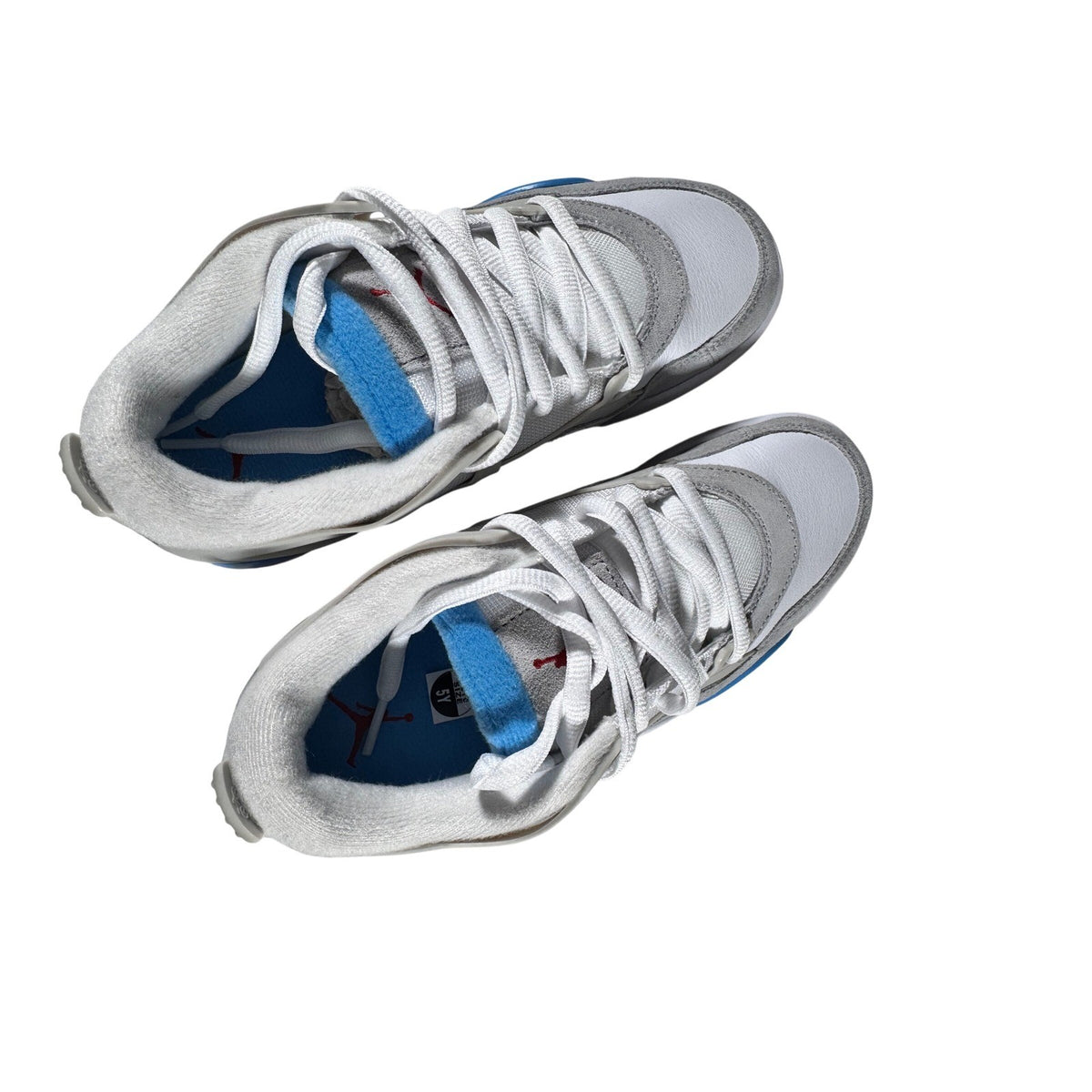 Air Jordan 4 RM GS White Neutral Grey Blue FQ7938-104 Boys Size 5Y